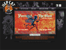 Tablet Screenshot of hepcatentertainment.com